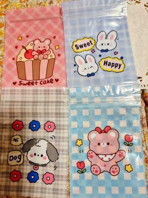 お裾分け☆アニマル柄ジップバック4枚☆ < インテリア/ライフ お裾分け☆アニマル柄ジップバック4枚☆ < インテリア/ライフの