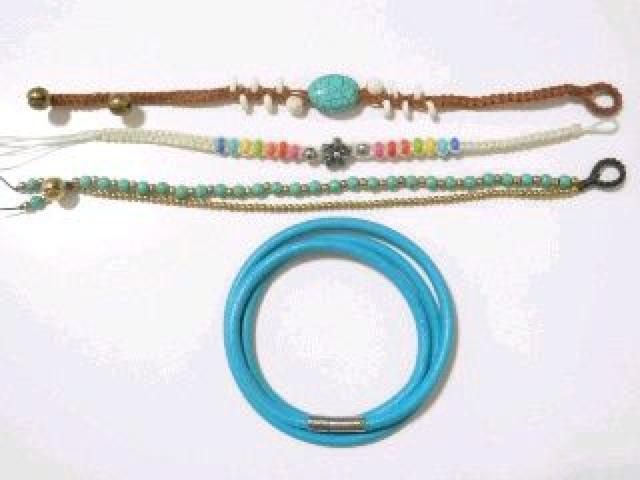 《New》自由アレンジ★ジャラ着け*ラップ ブレスレット【4本セット】 < 女性アクセサリー/時計  《New》自由アレンジ★ジャラ着け*ラップ ブレスレット【4本セット】 < 女性アクセサリー/時計の