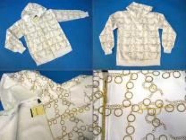 ストリートB系.ヒップホップ.オラオラ♪チェーン柄 ゴールドジップパーカー 上下セットアップ < 男性ファッション ストリートB系.ヒップホップ.オラオラ♪チェーン柄 ゴールドジップパーカー 上下セットアップ < 男性ファッションの