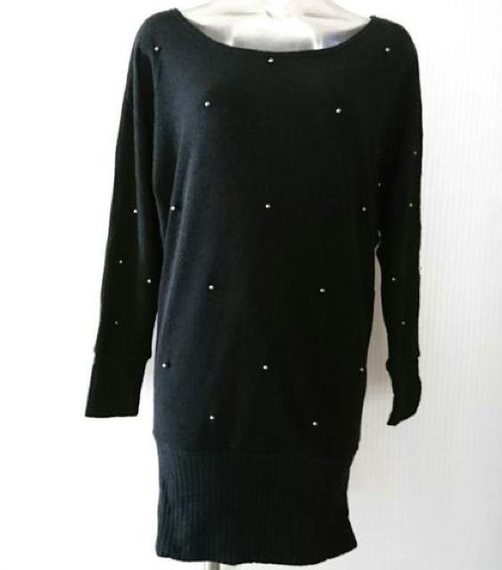 セシルマクビー★ビーズ付き ニット ワンピース < ブランド セシルマクビー★ビーズ付き ニット ワンピース < ブランドの