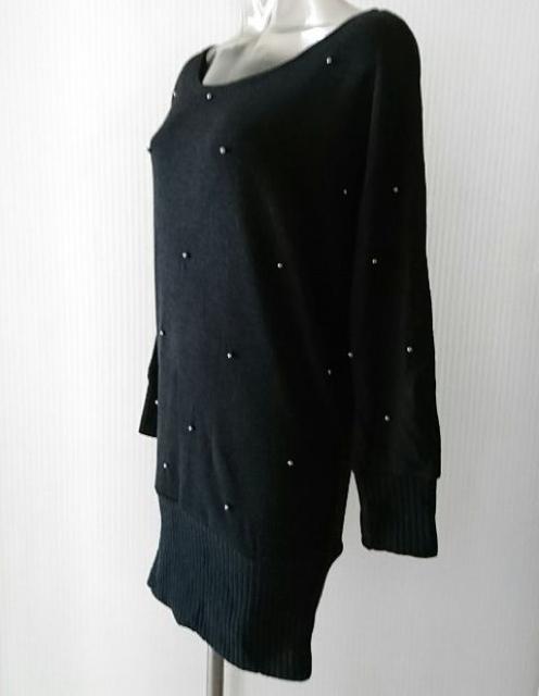 セシルマクビー★ビーズ付き ニット ワンピース < ブランド セシルマクビー★ビーズ付き ニット ワンピース < ブランドの