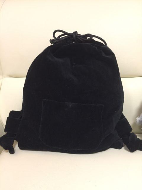 405.ハンドメイド☆黒ベロアミニリュック☆作りかけ < 女性ファッション  405.ハンドメイド☆黒ベロアミニリュック☆作りかけ  < 女性ファッションの