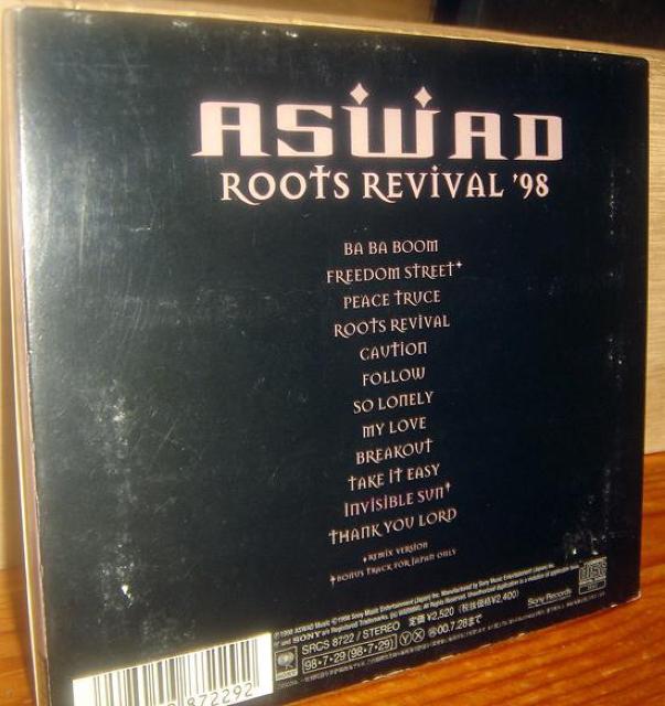 ASWAD �A�X���h - ROOTS REVIVAL '98 ���[�c�E���o�C�o���f98 �� CD/DVD/�r�f�I�� 