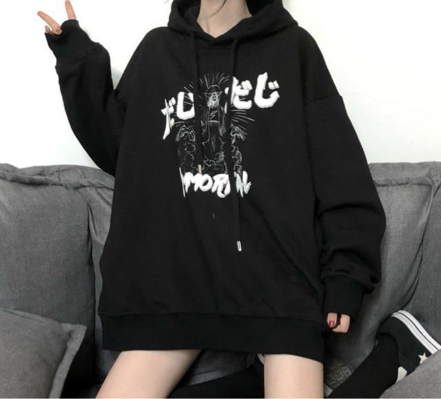 裏起毛 パーカー ペイントロゴ ブラック 大きいサイズ < 女性ファッション 裏起毛 パーカー ペイントロゴ ブラック 大きいサイズ < 女性ファッションの