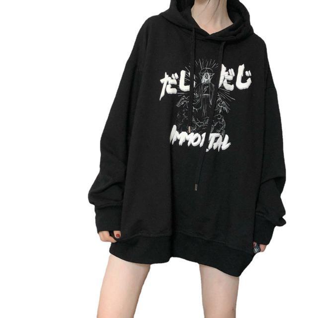 裏起毛 パーカー ペイントロゴ ブラック 大きいサイズ < 女性ファッション 裏起毛 パーカー ペイントロゴ ブラック 大きいサイズ < 女性ファッションの