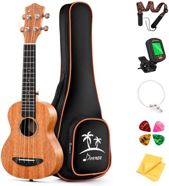 ウクレレ ソプラノ 初心者セット 上質な木材 優しいサウンド (21インチ) < ホビー ウクレレ ソプラノ 初心者セット 上質な木材 優しいサウンド (21インチ) < ホビーの