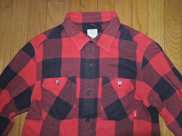 WTAPS ダブルタップス ブロックチェック ネルシャツ S 赤黒 長袖シャツ UNION L/S02 < ブランド  WTAPS ダブルタップス ブロックチェック ネルシャツ S 赤黒 長袖シャツ UNION L/S02 < ブランドの