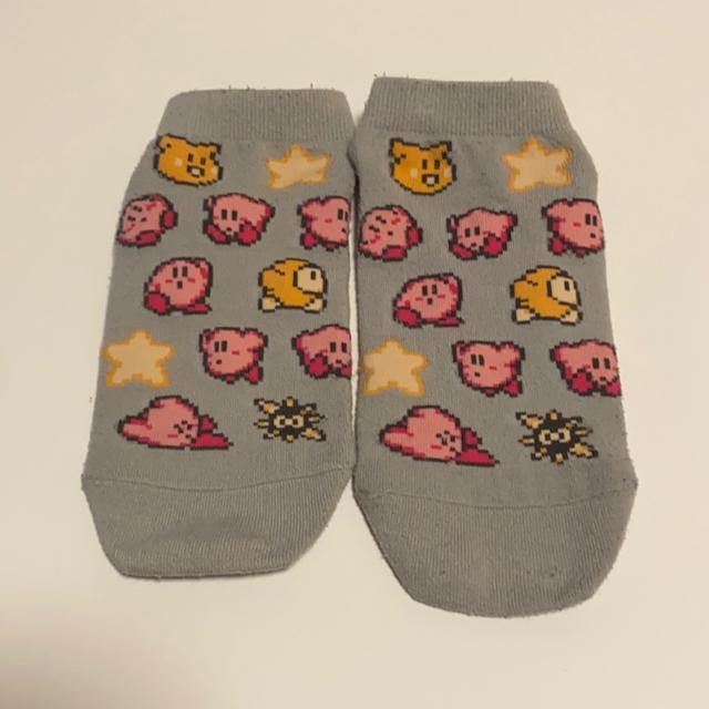 星のカービィ☆スニーカー丈ソックス < キッズ/ベビー  星のカービィ☆スニーカー丈ソックス  < キッズ/ベビーの