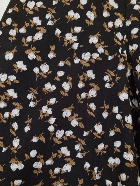 Aライン ふんわり フレア 小花柄 裏地付き シック ロングスカート M GRL N2m < ブランド Aライン ふんわり フレア 小花柄 裏地付き シック ロングスカート M GRL N2m < ブランドの