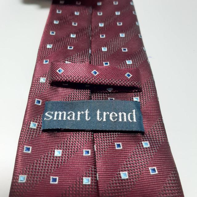 美品 smart trend ネクタイ 赤系 柄タイプ < 男性ファッション  美品 smart trend ネクタイ 赤系 柄タイプ < 男性ファッションの