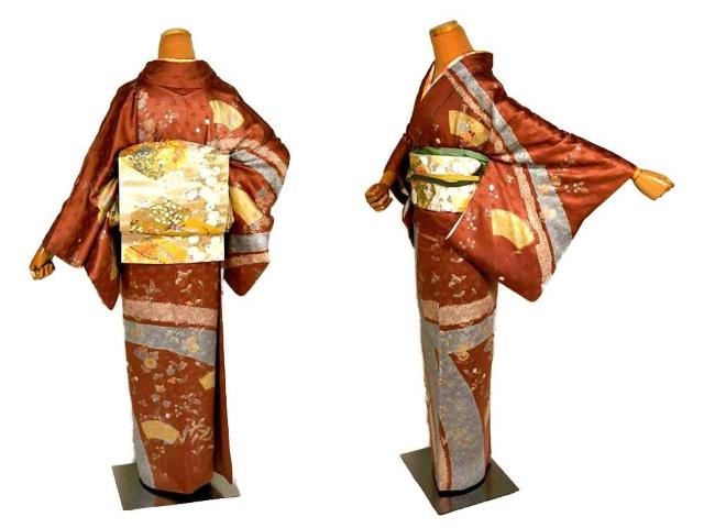 【最高峰】新品同様 金彩 金駒シシュウ シシュウ 鹿子絞り 地紙花文 訪問着 身丈170.5cm 裄丈67cm T3467 < 女性ファッション  【最高峰】新品同様 金彩 金駒シシュウ シシュウ 鹿子絞り 地紙花文 訪問着 身丈170.5cm 裄丈67cm T3467 < 女性ファッションの