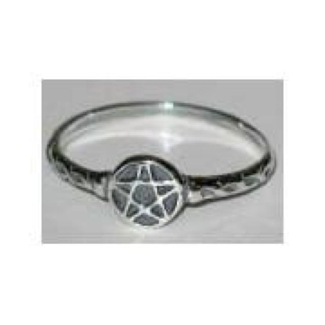 AzureGreen: Pentagram ring US size6 五芒星 < 女性アクセサリー/時計  AzureGreen: Pentagram ring US size6 五芒星 < 女性アクセサリー/時計の