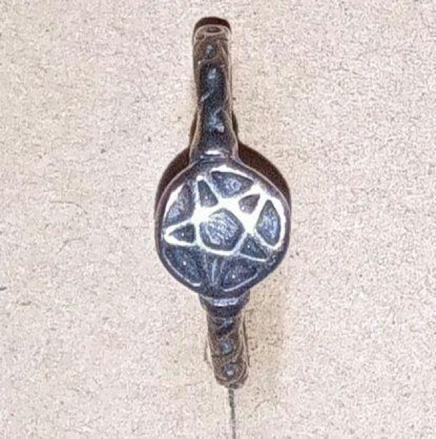 AzureGreen: Pentagram ring US size6 五芒星 < 女性アクセサリー/時計  AzureGreen: Pentagram ring US size6 五芒星 < 女性アクセサリー/時計の