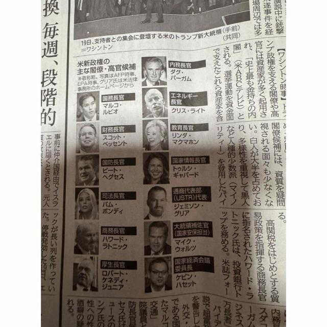 トランプ大統領再び就任の新聞記事!。 < ホビー  トランプ大統領再び就任の新聞記事!。 < ホビーの