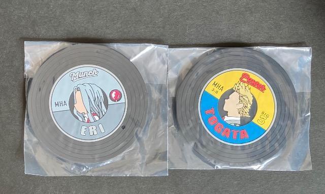 僕のヒーローアカデミア☆ヒロアカ遠形ミリオ ×エリレコード型ラバーコースター2個セット < アニメ/コミック/キャラクター  僕のヒーローアカデミア☆ヒロアカ遠形ミリオ ×エリレコード型ラバーコースター2個セット  < アニメ/コミック/キャラクターの
