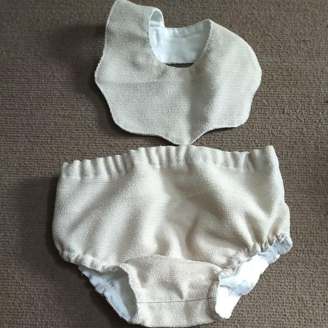 新品 ハンドメイド スタイとブルマパンツ ベージュ < キッズ/ベビー 新品 ハンドメイド スタイとブルマパンツ ベージュ < キッズ/ベビーの