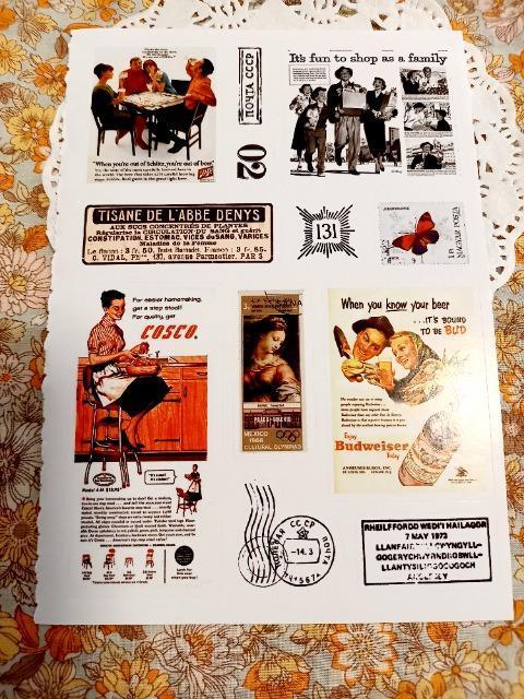 お裾分け☆アメリカンな紙のシールシート☆ < インテリア/ライフ  お裾分け☆アメリカンな紙のシールシート☆  < インテリア/ライフの