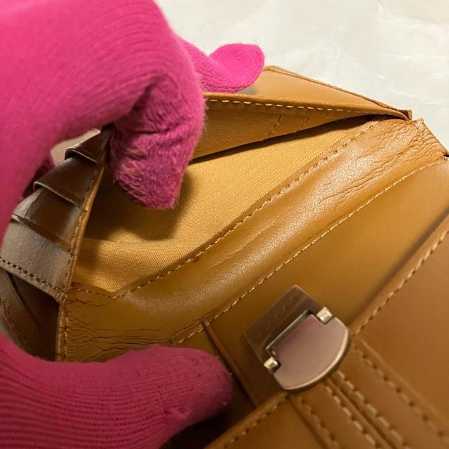 【ノーブランド扱い】 総柄 キャンバス × レザー / がま口 三つ折り財布 < 女性ファッション 【ノーブランド扱い】 総柄 キャンバス × レザー / がま口 三つ折り財布 < 女性ファッションの