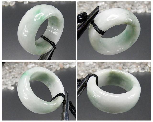 一点物緑入り3A天然石ひすい本翡翠サムリング約21号黒糸ネックレス < 女性アクセサリー/時計 一点物緑入り3A天然石ひすい本翡翠サムリング約21号黒糸ネックレス < 女性アクセサリー/時計の