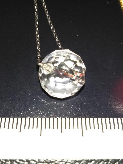 天然石一粒ペンダント☆二本セット 水晶と紅氷翡翠 < 女性アクセサリー/時計 天然石一粒ペンダント☆二本セット 水晶と紅氷翡翠 < 女性アクセサリー/時計の