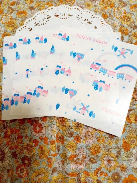 お裾分け☆シモジマトレイン柄4枚☆ < インテリア/ライフ お裾分け☆シモジマトレイン柄4枚☆ < インテリア/ライフの