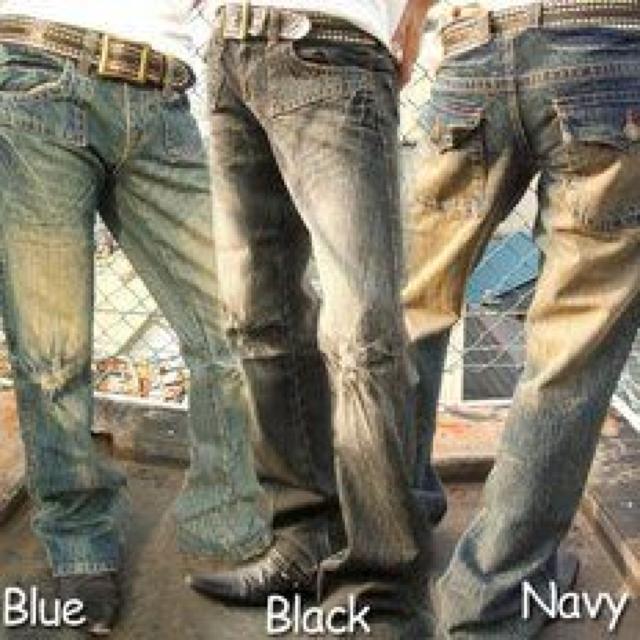 ヴィンテージウオッシュ.つかみ加工♪セミフレアデニム < 男性ファッション ヴィンテージウオッシュ.つかみ加工♪セミフレアデニム < 男性ファッションの