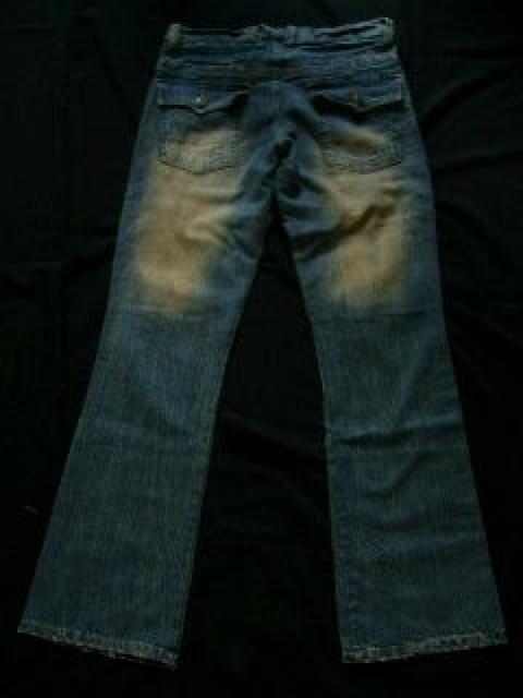 ヴィンテージウオッシュ.つかみ加工♪セミフレアデニム < 男性ファッション ヴィンテージウオッシュ.つかみ加工♪セミフレアデニム < 男性ファッションの