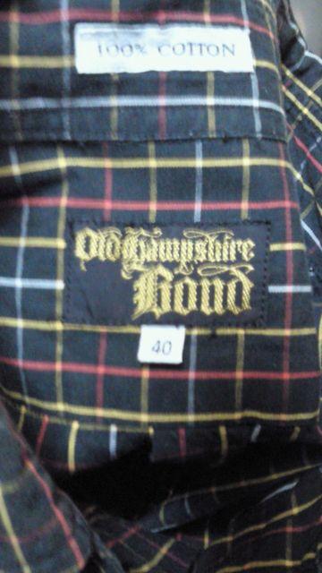OLD HAMPSHIRE BOND 長袖チェック柄ボタンダウンシャツ < ブランド  OLD HAMPSHIRE BOND 長袖チェック柄ボタンダウンシャツ < ブランドの