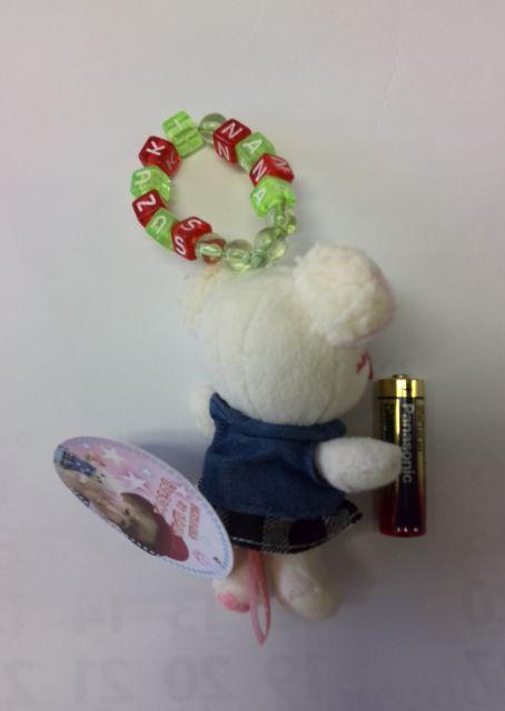 新品☆未使用♪ガーリーベア×鈴木奈々ビーズ付マスコット/キーホルダー < タレントグッズ  新品☆未使用♪ガーリーベア×鈴木奈々ビーズ付マスコット/キーホルダー < タレントグッズの