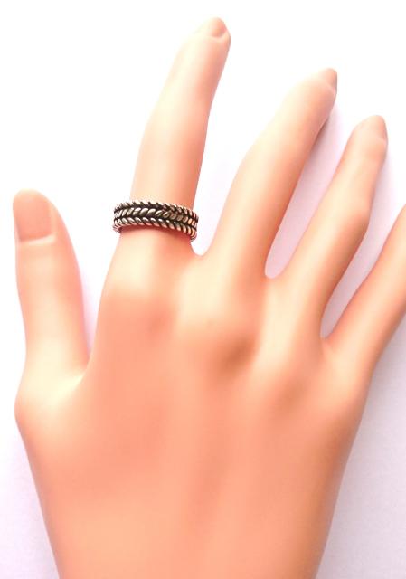 S925シルバー 小麦3ロープリング < 女性アクセサリー/時計 S925シルバー 小麦3ロープリング < 女性アクセサリー/時計の