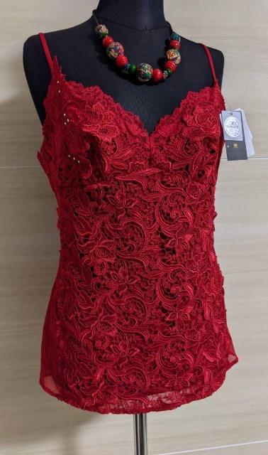 salute/サルート/店舗限定/19G/世界遺産/バチカン市国/キャミソール/M/赤/RE < 女性ファッション salute/サルート/店舗限定/19G/世界遺産/バチカン市国/キャミソール/M/赤/RE < 女性ファッションの