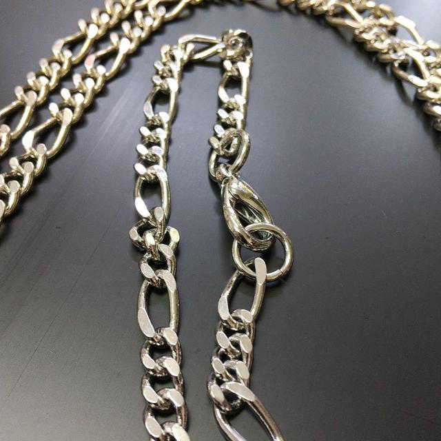 送料無料!スクエア ネックレス 長さ約90cm 太めのチェーン シルバーメッキ < 男性ファッション  送料無料!スクエア ネックレス 長さ約90cm 太めのチェーン シルバーメッキ < 男性ファッションの