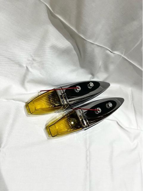 レトロ デコトラ 旧車 希少 当時物 ATS-609 フェンダーランプ 黄色  ロケットマーカー トラック野郎 ナマズマーカー < 自動車/バイク レトロ デコトラ 旧車 希少 当時物 ATS-609 フェンダーランプ 黄色  ロケットマーカー トラック野郎 ナマズマーカー < 自動車/バイク