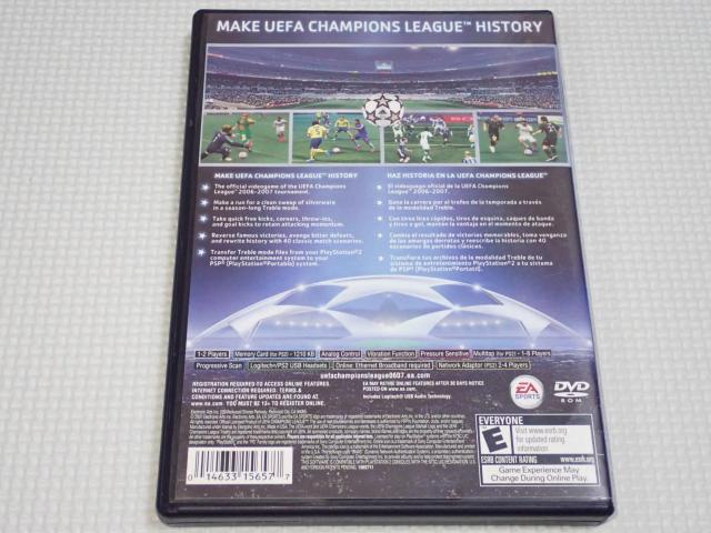 PS2UEFA CHAMPIONS LEAGUE 2006-2007 CO kĔ  Q[{/\tg 