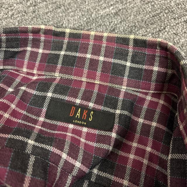 即決 DAKS ダックス 長袖シャツ チェックシャツ L < ブランド 即決 DAKS ダックス 長袖シャツ チェックシャツ L < ブランドの