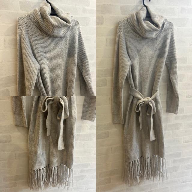 ROYAL PARTY★裾フリンジタートルニットワンピース★ < ブランド ROYAL PARTY★裾フリンジタートルニットワンピース★ < ブランドの