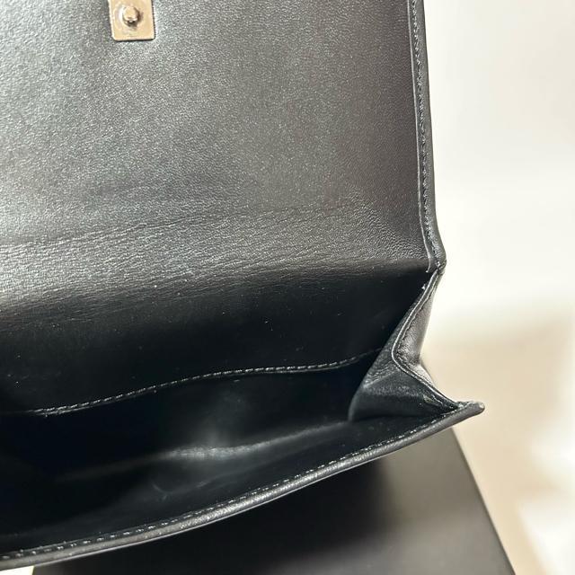 美品 GUCCI グッチ 二つ折り財布 05504 0959 GGキャンバス レザー ブラック < ブランド 美品 GUCCI グッチ 二つ折り財布 05504 0959 GGキャンバス レザー ブラック < ブランドの