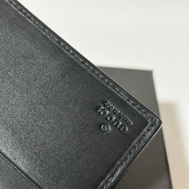 美品 GUCCI グッチ 二つ折り財布 05504 0959 GGキャンバス レザー ブラック < ブランド 美品 GUCCI グッチ 二つ折り財布 05504 0959 GGキャンバス レザー ブラック < ブランドの