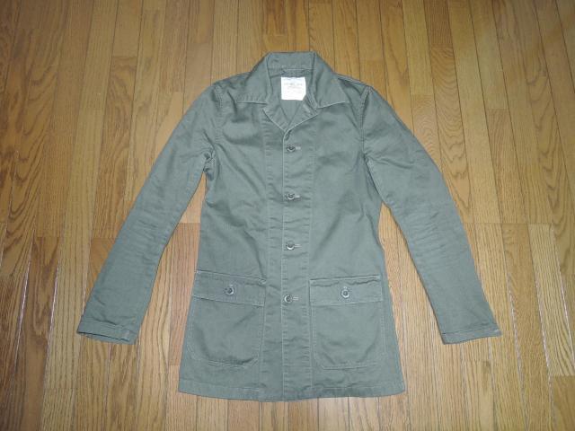 BACKBONE バックボーン ミリタリー系カバーオール S 薄手 コットン ジャケット < ブランド  BACKBONE バックボーン ミリタリー系カバーオール S 薄手 コットン ジャケット  < ブランドの