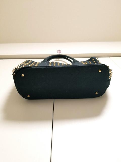 goldスタッズ 黒 トートバッグ 裏地赤 トゲトゲ < 女性ファッション goldスタッズ 黒 トートバッグ 裏地赤 トゲトゲ < 女性ファッションの