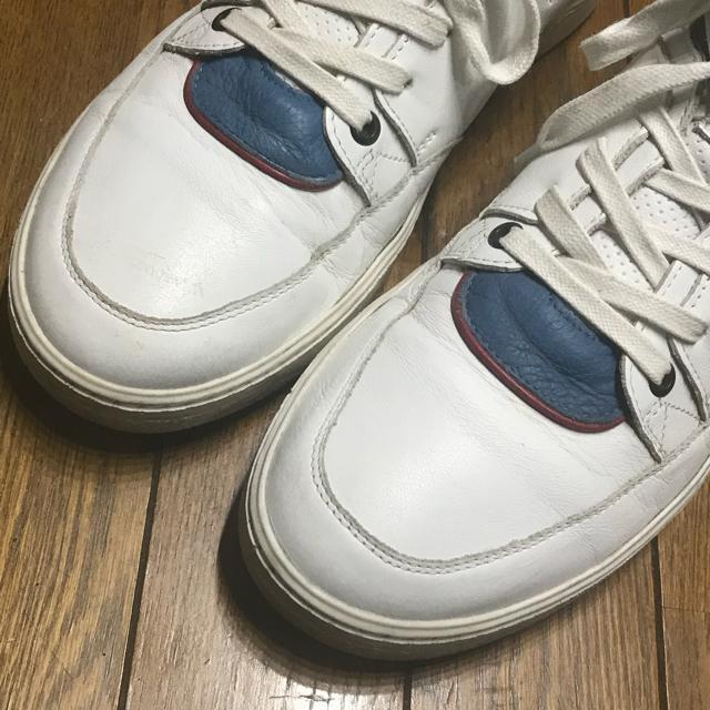 激レア アレキサンダーマックィーン×PUMA コラボ レザースニーカー US9 27cm < ブランド  激レア アレキサンダーマックィーン×PUMA コラボ レザースニーカー US9 27cm < ブランドの