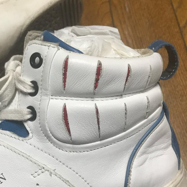 激レア アレキサンダーマックィーン×PUMA コラボ レザースニーカー US9 27cm < ブランド  激レア アレキサンダーマックィーン×PUMA コラボ レザースニーカー US9 27cm < ブランドの