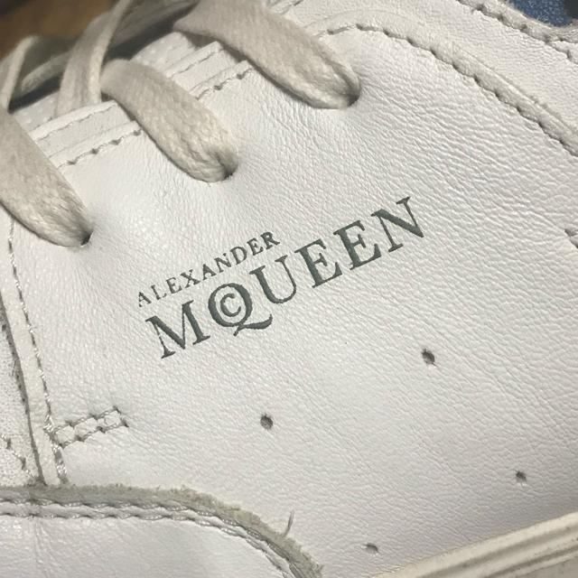 激レア アレキサンダーマックィーン×PUMA コラボ レザースニーカー US9 27cm < ブランド  激レア アレキサンダーマックィーン×PUMA コラボ レザースニーカー US9 27cm < ブランドの