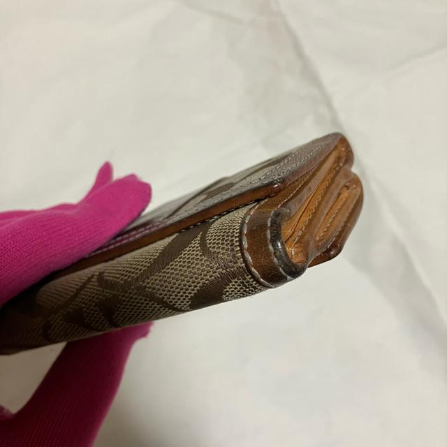 【COACH / コーチ】 シグネチャー / レザー キャンバス 三つ折り財布 < ブランド 【COACH / コーチ】 シグネチャー / レザー キャンバス 三つ折り財布 < ブランドの