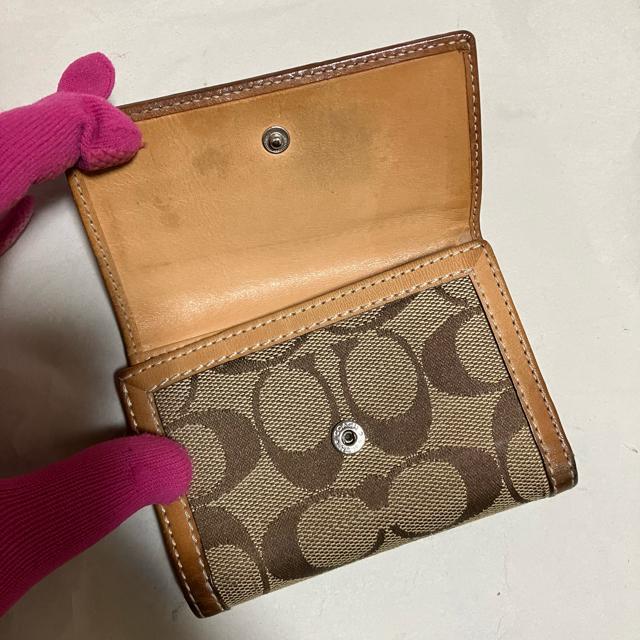 【COACH / コーチ】 シグネチャー / レザー キャンバス 三つ折り財布 < ブランド 【COACH / コーチ】 シグネチャー / レザー キャンバス 三つ折り財布 < ブランドの