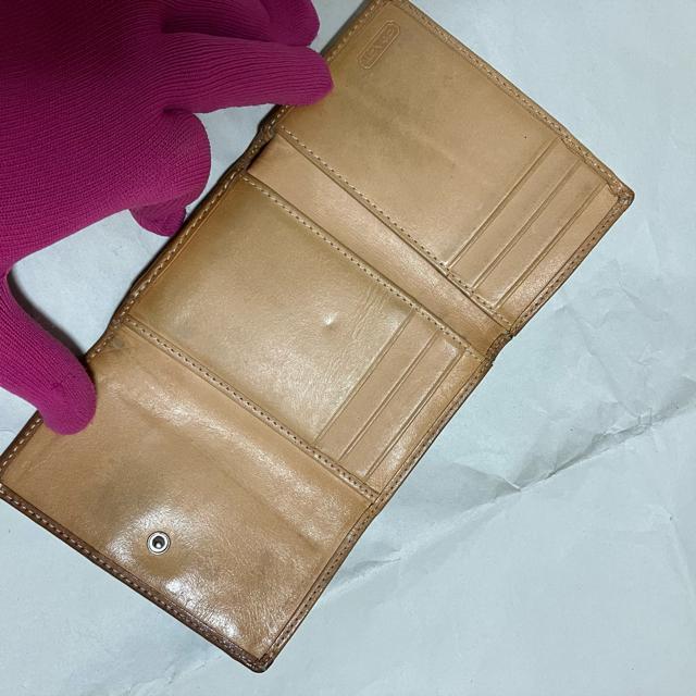 【COACH / コーチ】 シグネチャー / レザー キャンバス 三つ折り財布 < ブランド 【COACH / コーチ】 シグネチャー / レザー キャンバス 三つ折り財布 < ブランドの