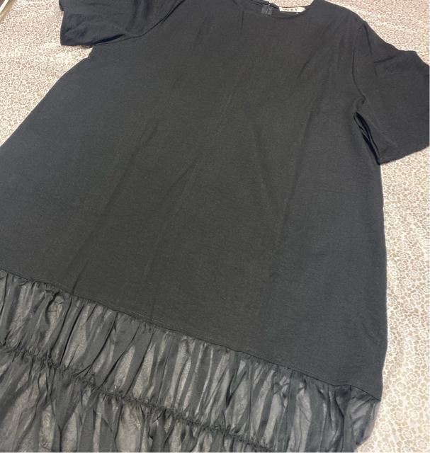 ロング丈 シースルー シフォン 切り替え フレアワンピース ブラック 大きいサイズ < 女性ファッション ロング丈 シースルー シフォン 切り替え フレアワンピース ブラック 大きいサイズ < 女性ファッションの