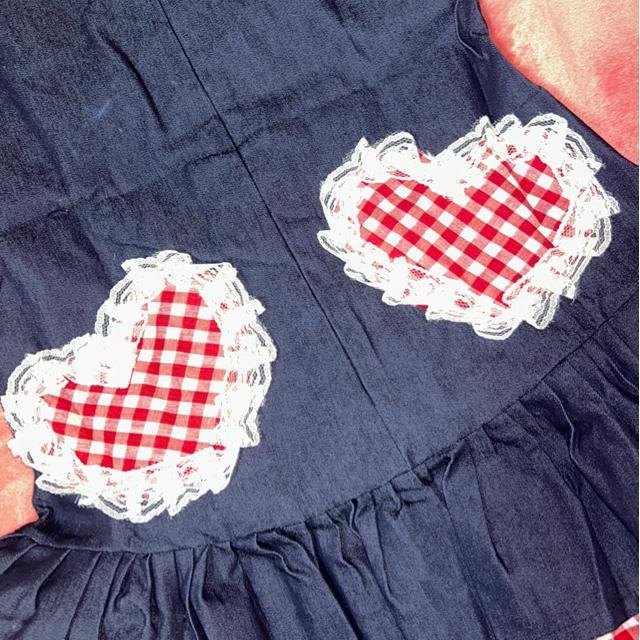 肩紐付きオフショルダー 赤白チェックフリル レース バック装飾ポケット キュートなトップス   新品未使用 < 女性ファッション  肩紐付きオフショルダー 赤白チェックフリル レース バック装飾ポケット キュートなトップス   新品未使用 < 女性ファッションの