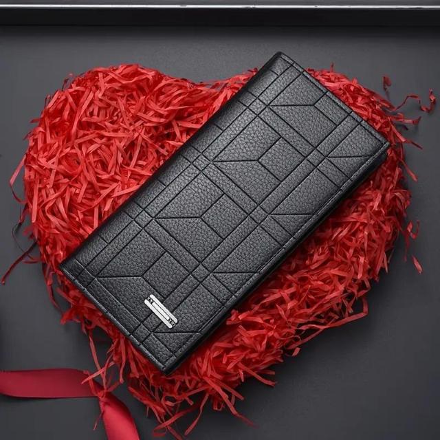 特別提供品790円★男性用 PU レザー ビジネス ウォレット レターパターン 多機能カードスロット ブラック 不織布 黒 < 男性ファッション  特別提供品790円★男性用 PU レザー ビジネス ウォレット レターパターン 多機能カードスロット ブラック 不織布 黒  < 男性ファッションの