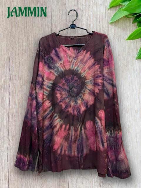 ぐるぐるタイダイクルタ アフリカン ヒッピー エスニック アジアン 長袖 < 男性ファッション ぐるぐるタイダイクルタ アフリカン ヒッピー エスニック アジアン 長袖 < 男性ファッションの